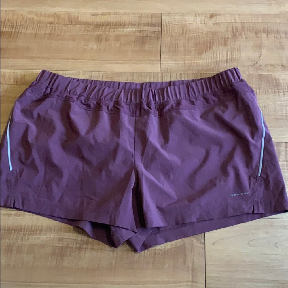 Purple COLUMBIA Titanium Omni-Dry Athletic Shirts